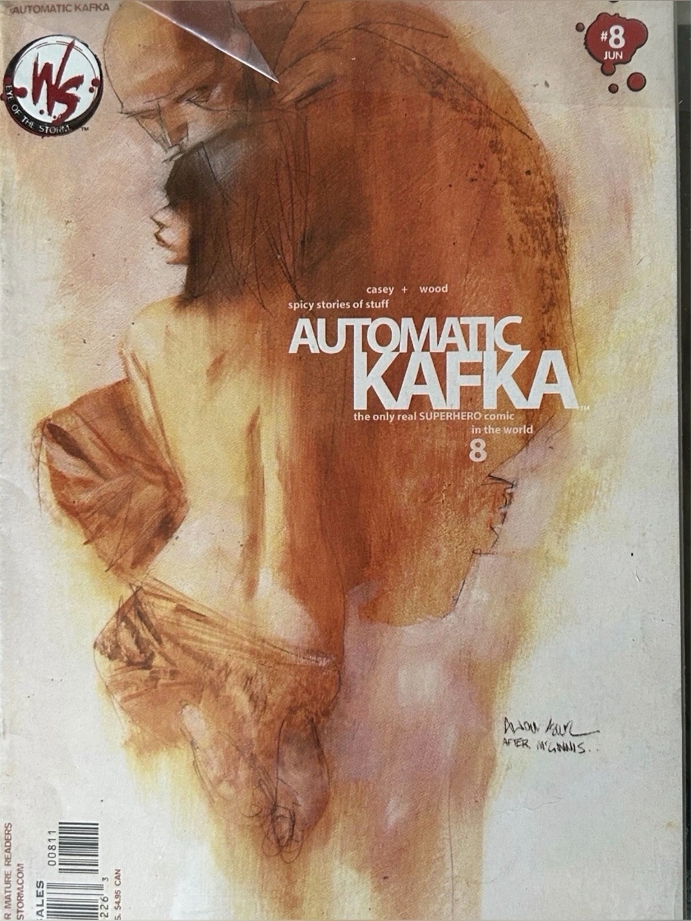 Automatic Kafka #3 & #8 VF/NM; WildStorm | Ashley Wood Comic Book